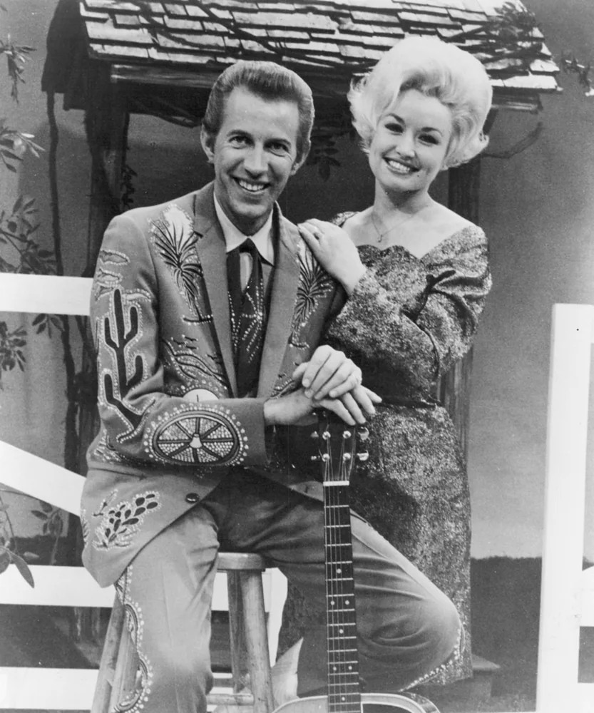 Dolly Parton junto a Porter Wagoner en 1969
